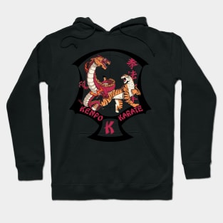 Kenpo Karate Tiger And Dragon Patch Design Hoodie